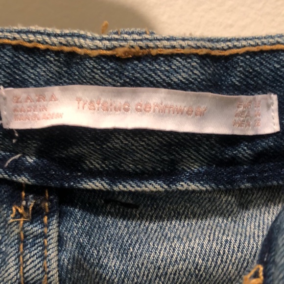 2 in 1 mesh skirt with jeans short mid length black color very good condition - Picture 9 of 10